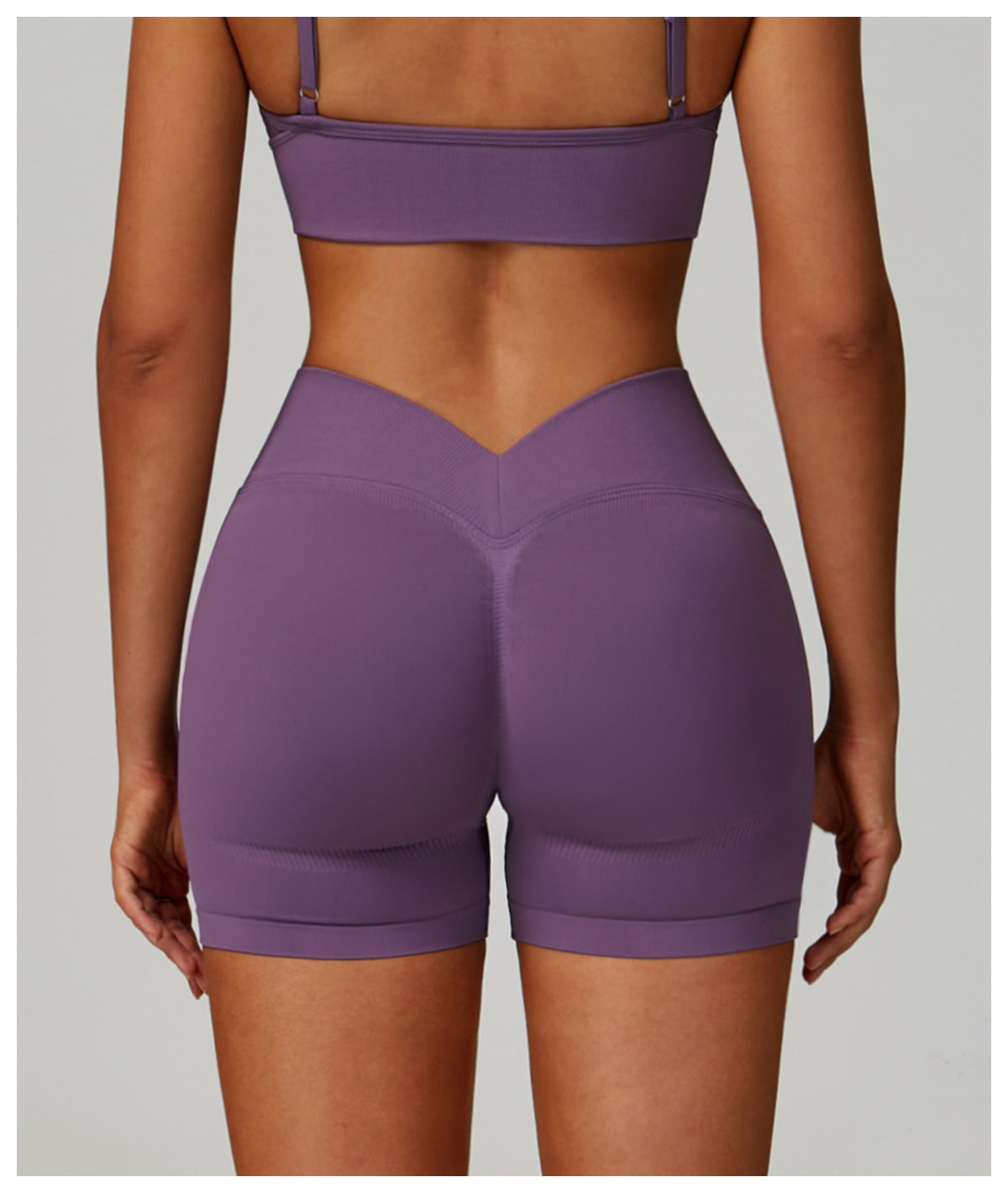 The Scrunch V Set - Plum