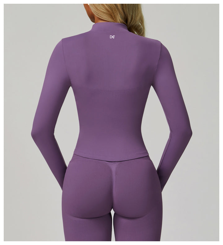 The Sculpt Jacket Plum