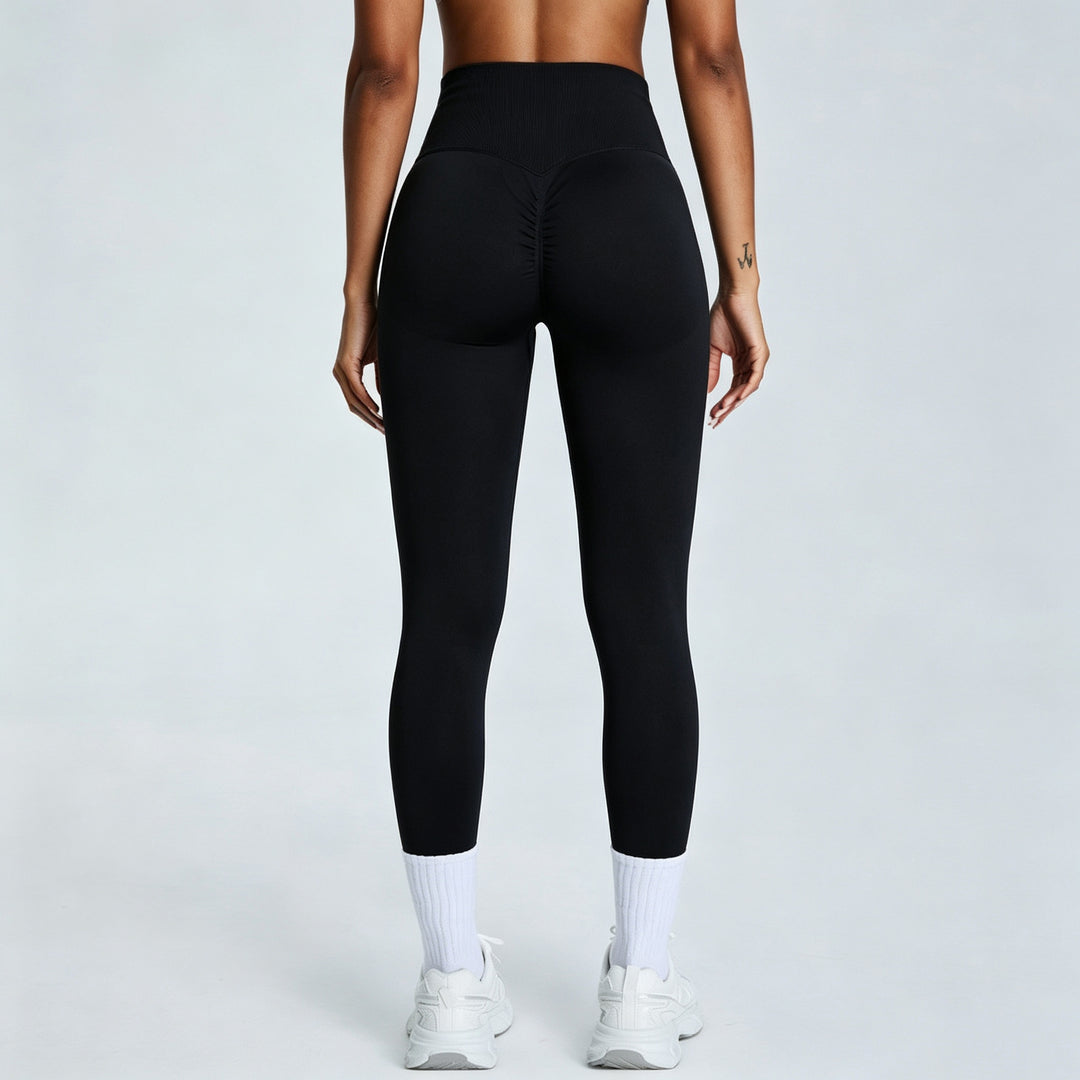 The Core Sculpt Scrunch Leggings Black
