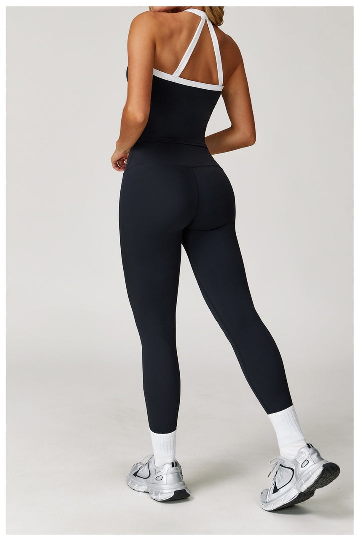 The Halo High-Waisted Leggings Black