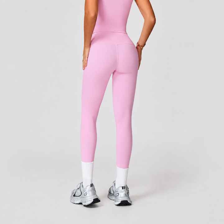 The Halo High-Waisted Leggings Soft Pink