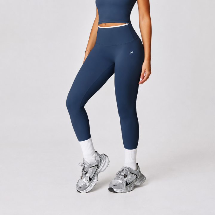 The Halo High-Waisted Leggings Navy