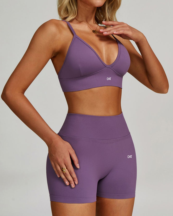 The V-Line Bra Plum
