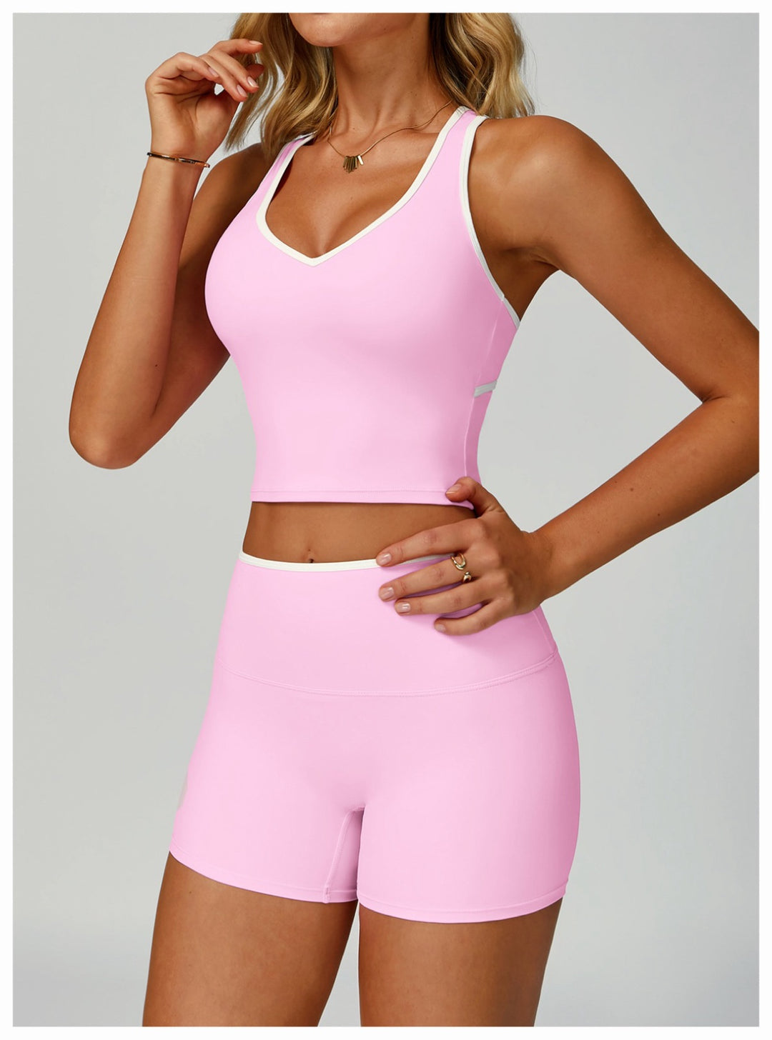 The Halo Tank Soft Pink