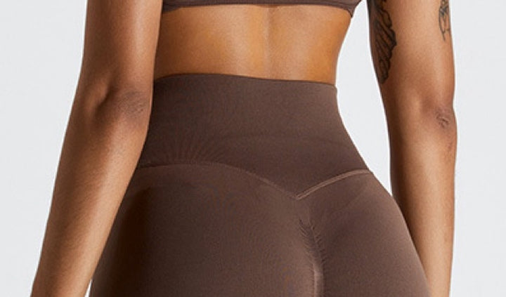 The Core Sculpt Scrunch Leggings Brown
