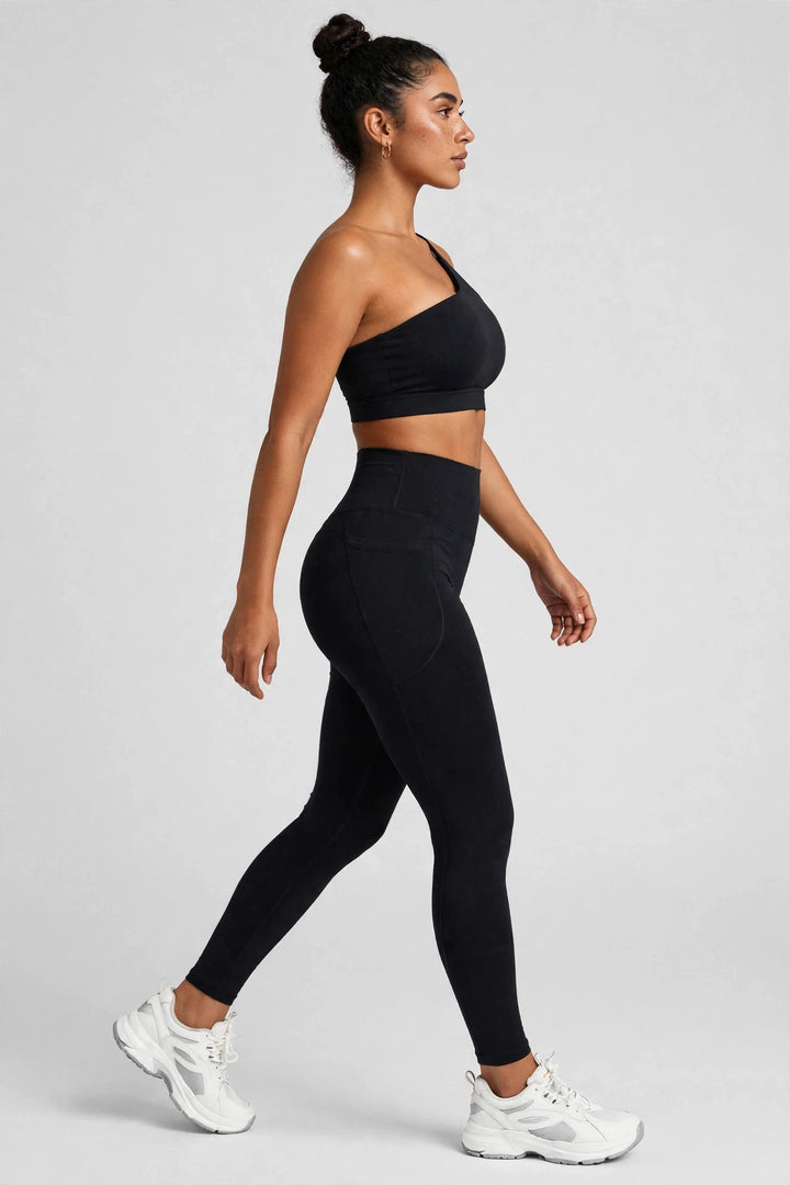 The Frame Pocket Leggings Black