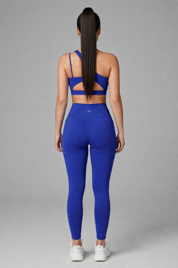 The Frame One Shoulder Bra Blue