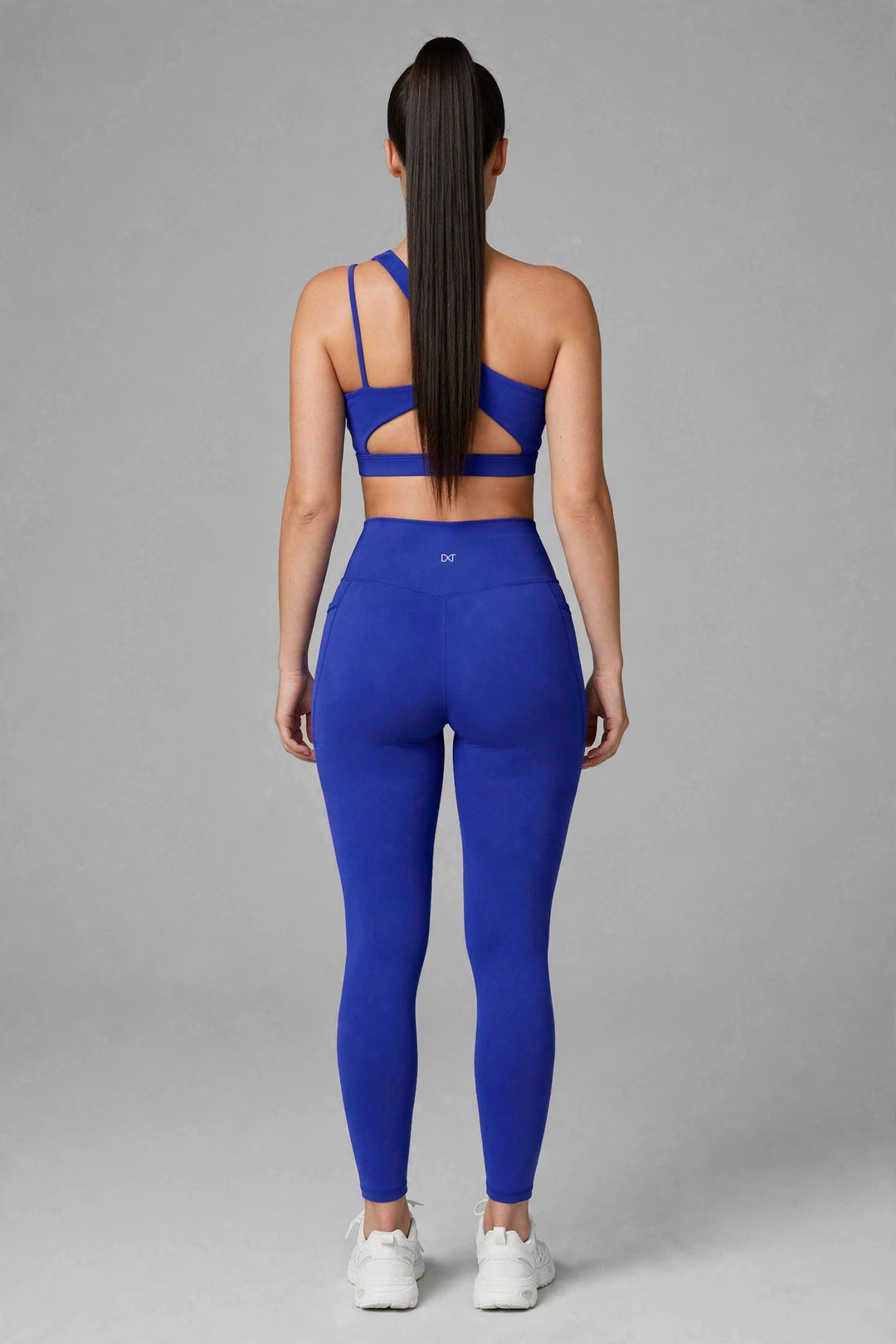 The Frame Pocket Leggings Blue