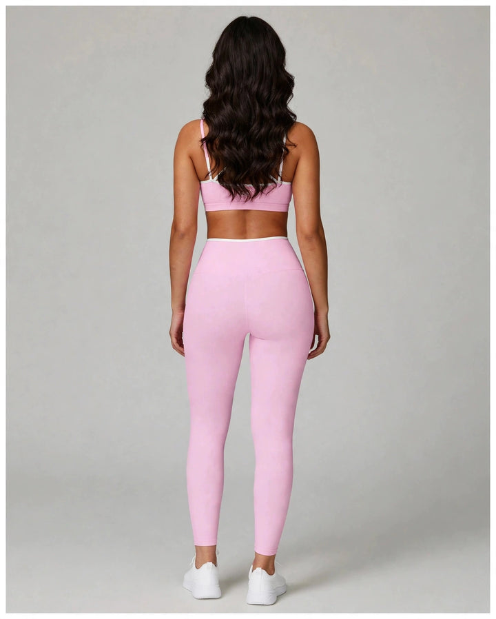 The Halo High-Waisted Leggings Soft Pink