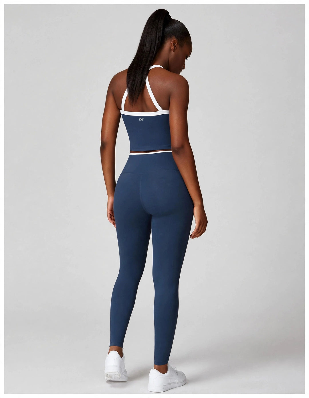 The Halo High-Waisted Leggings Navy
