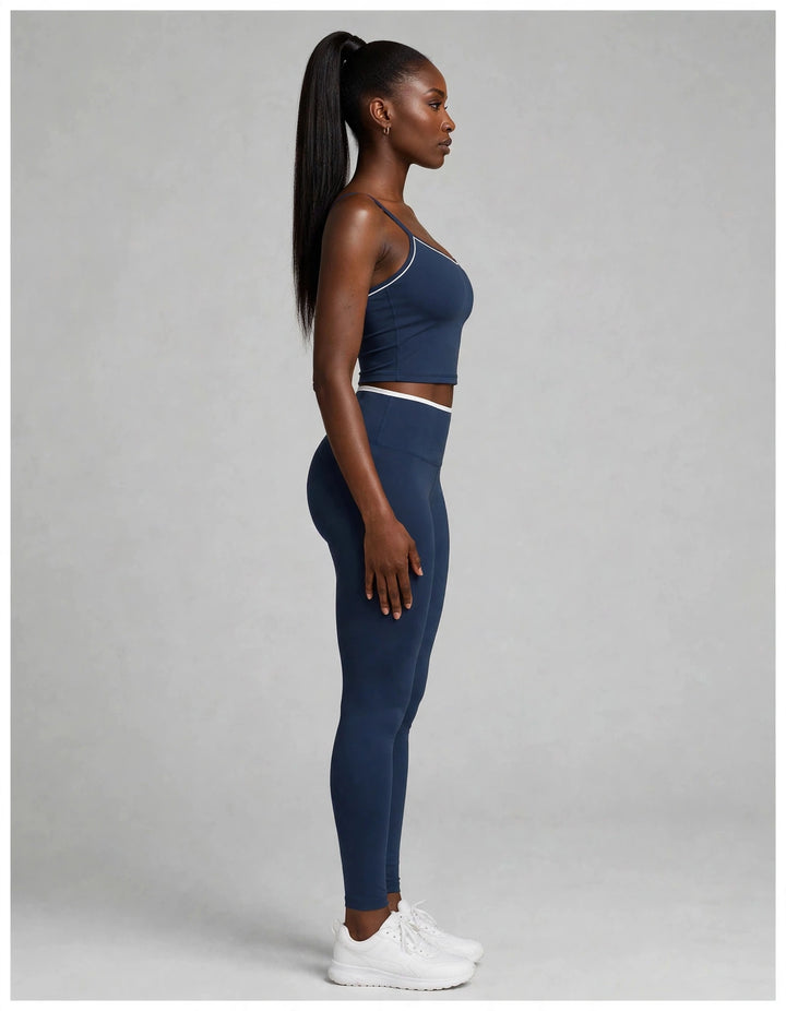 The Halo High-Waisted Leggings Navy