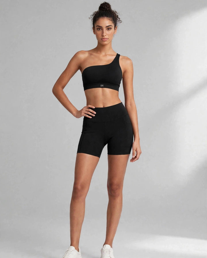 The One Strap Bra Black