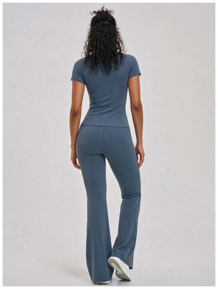 The Studio High Waist Flare Blue