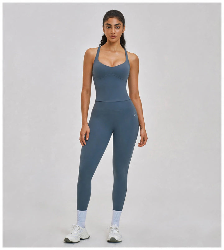 The Studio High Waist Legging Blue