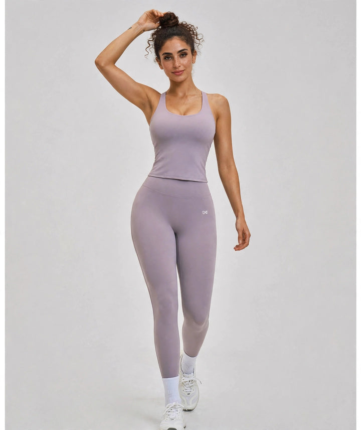 The Studio Crossback Tank Lavender