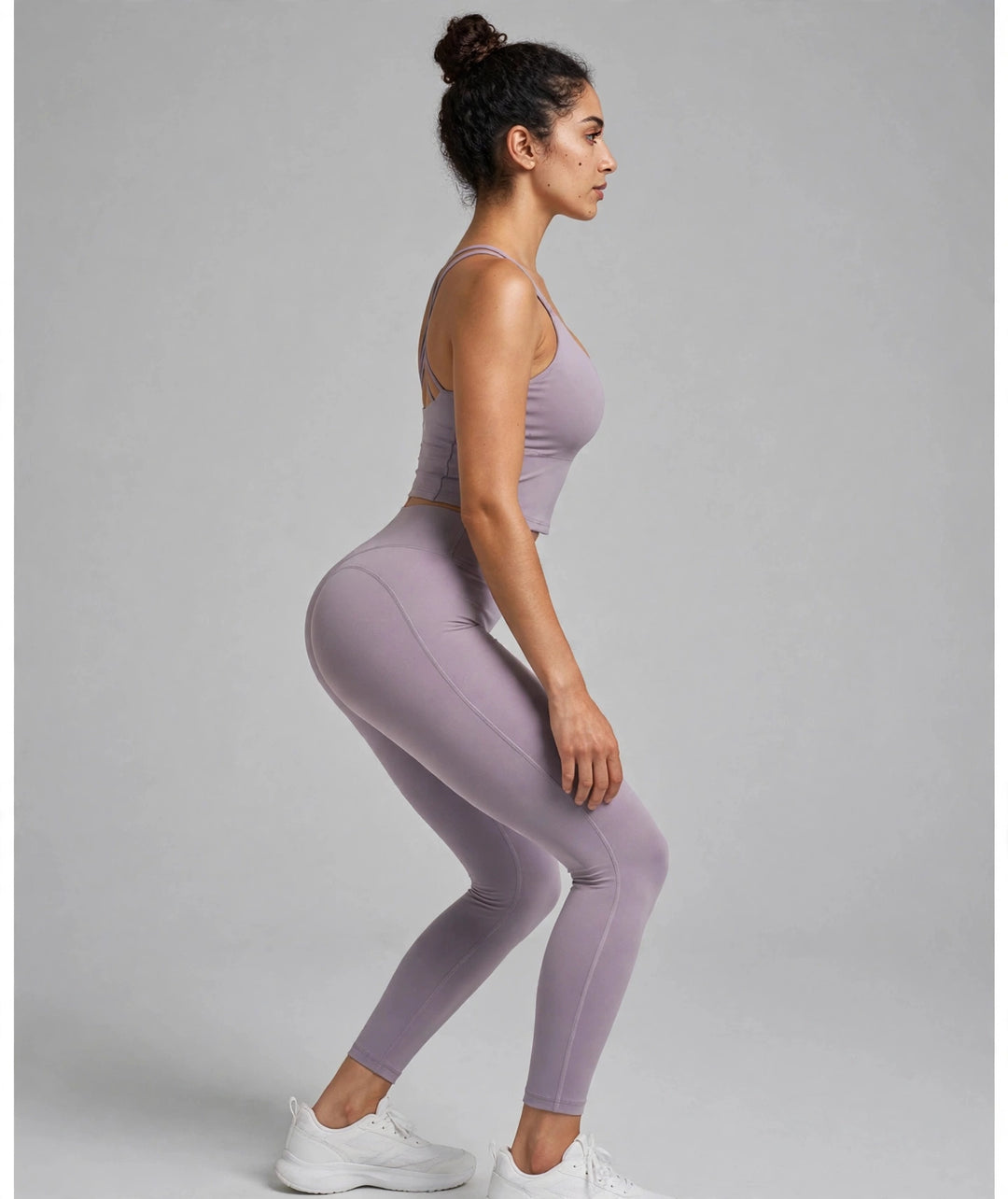 The Studio Crossback Tank Lavender