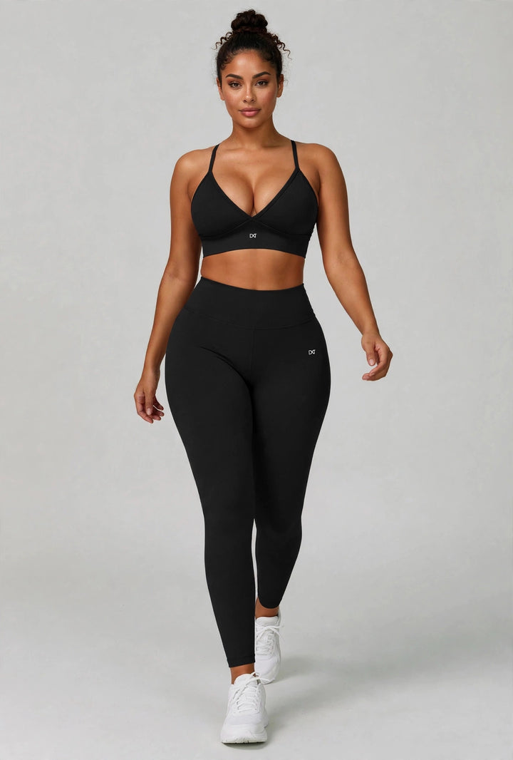 The V-Line Bra Black